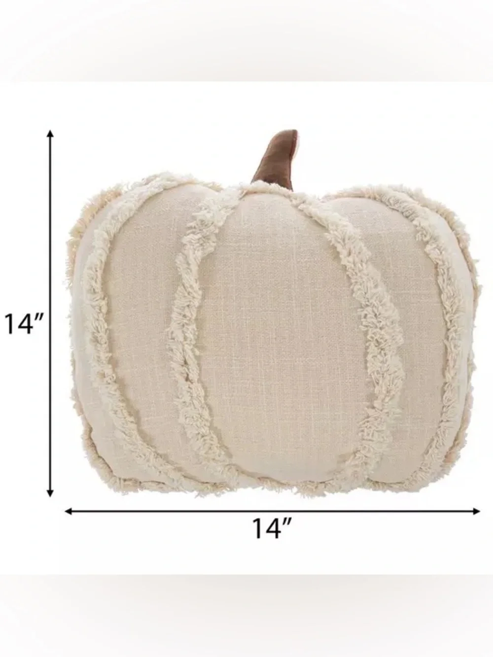 Tufted Pumpkin Pillow